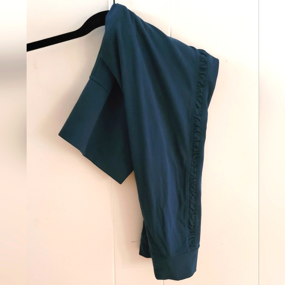 Athleta Ruched Salutation Stash 7/8 Royal Blue